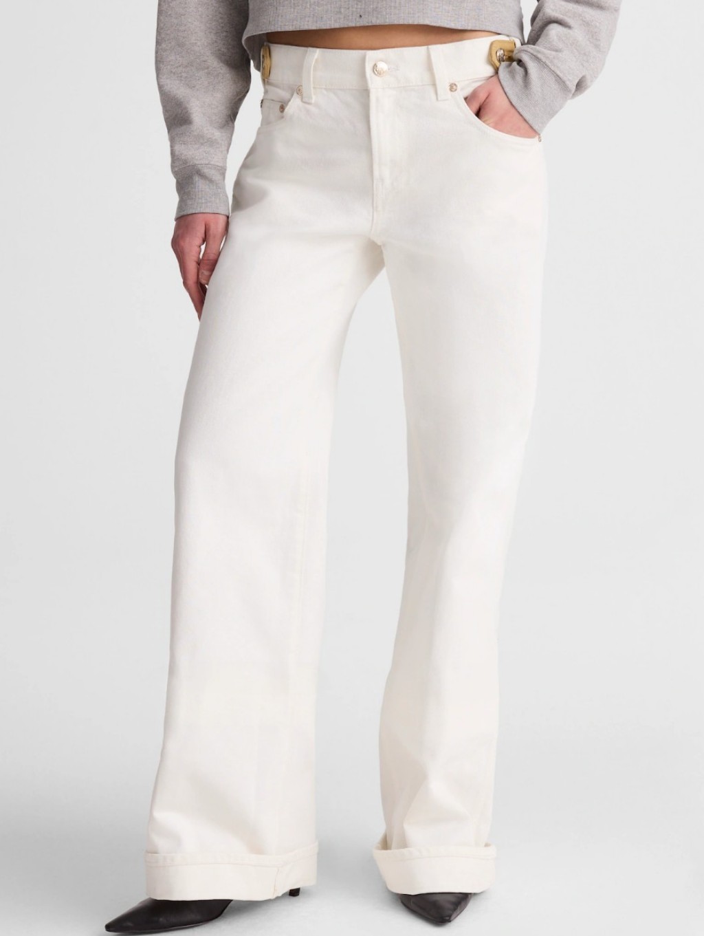 Madewell X Benjamin Talley Smith The Coolidge Low Rise Wide Leg Jeans Size 28